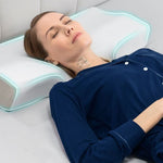 Oreiller cervical mousse mémoire housse respirante rafraîchissante détail