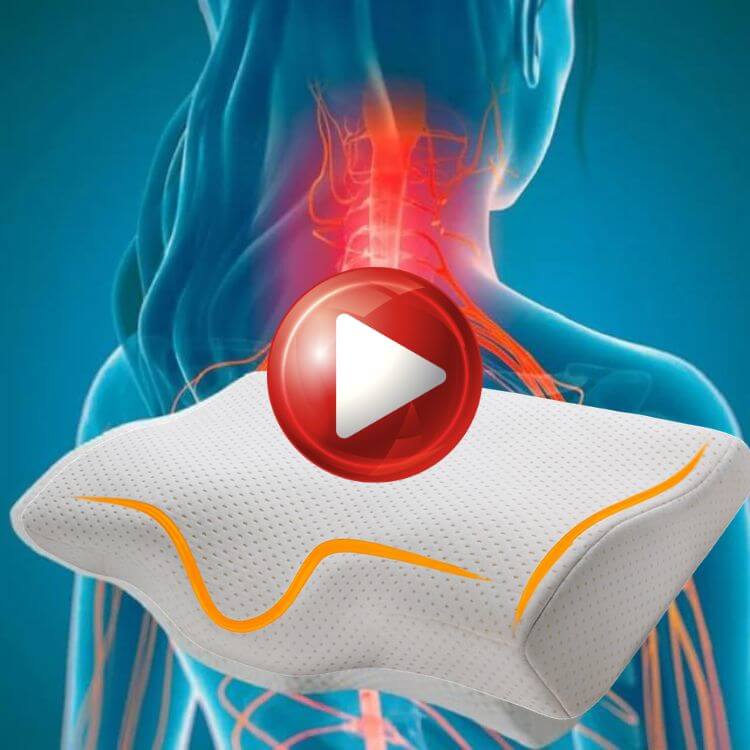 oreiller mémoire de forme cervical, meilleur oreiller mal de cou, oreiller cervical, oreiller ergonomique cervical
